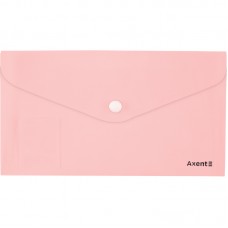 Конверт на кнопці С-6 "Axent Pastelini 1414-10" рожевий