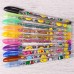 Набір ручок гель 10кол."Glitter pens 528-10" с блестками