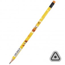 Олівець "Kite Garfield GF25-046" тригранний, з гумкою