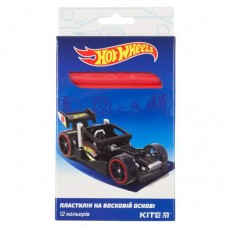 Пластилін 12 кол."Hot Wheels-086" восковий 200гр.