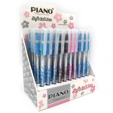 Ручка масляна "Piano Finegrip Spring PT-111А" синя