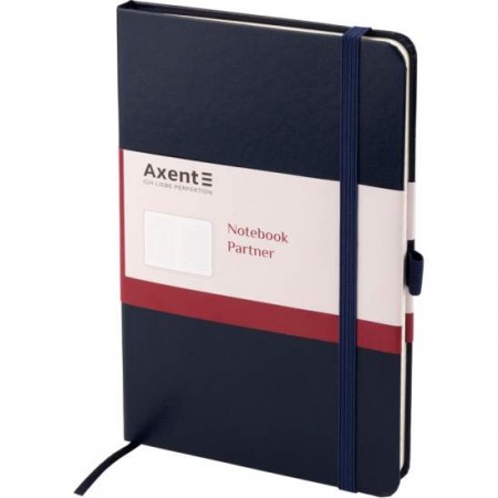 Блокнот 125*195 96арк."Axent Partner 8201-02-A" синій