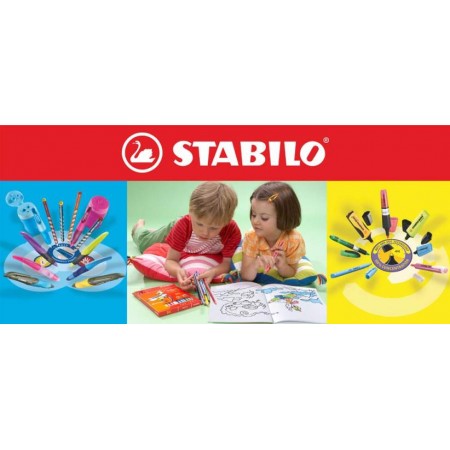 Роллер "Stabilo worker" синий