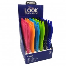 Ручка автоматична масляна "Vinson Look-3202" 0.7мм, синя