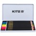 Олівці 12 кол."Kite Dogs K22-058-1", в метал. пеналі