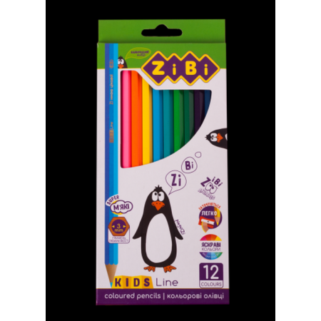 Олівці 12 кол.KIDS LINE ZB.2414
