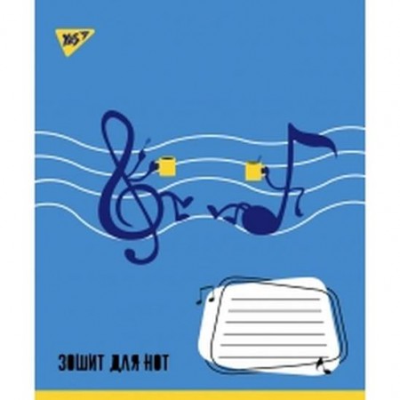 Зошит для нот 12арк."YES-764884" Smile the sound