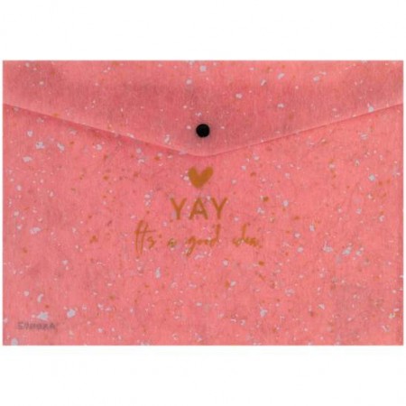 Конверт на кнопці А-5 "Axent 1496-14-A, Shade Coral"
